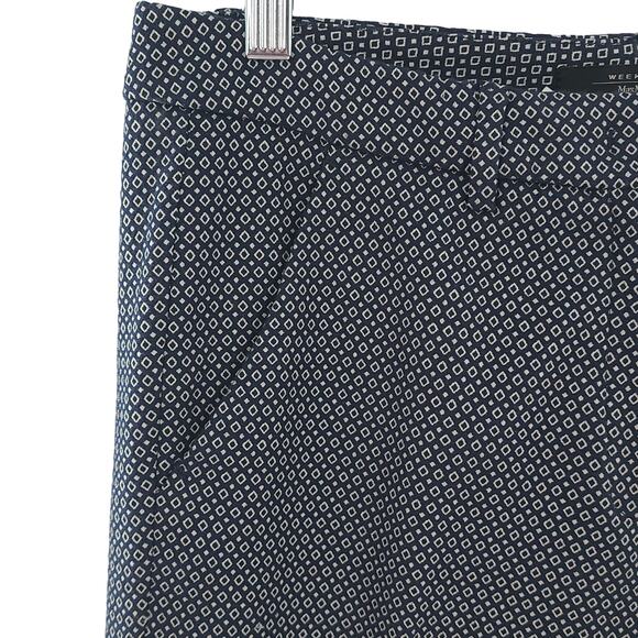 Weekend Max Mara Women's Trousers Ladies Black White Pattern Pants US Size 10 - Picture 2 of 11